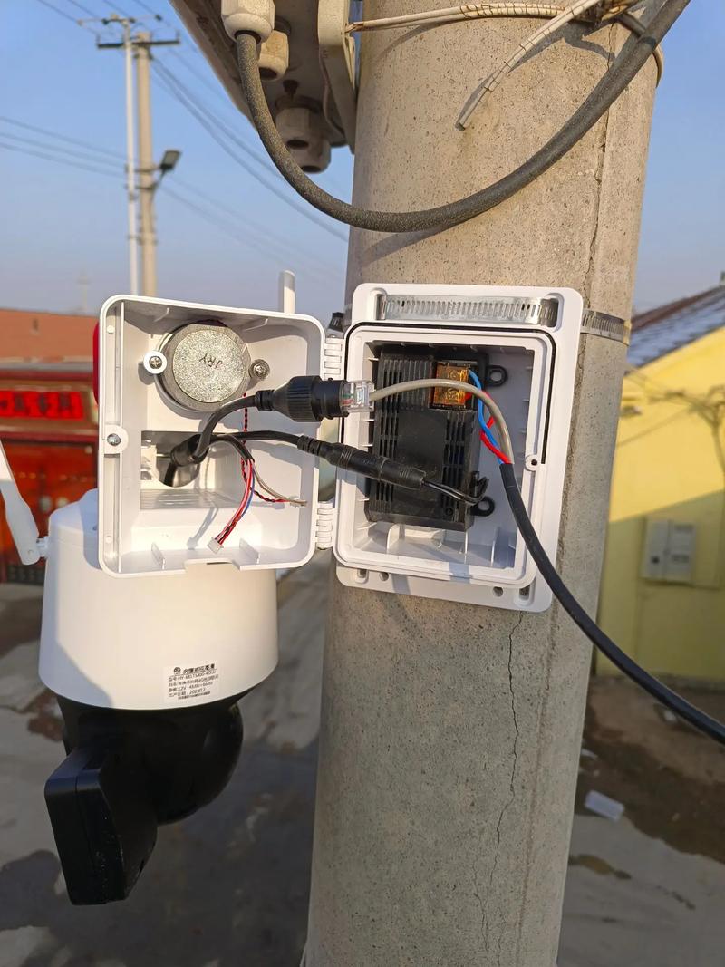 科技護(hù)村，平安共建 大張村槍球聯(lián)動(dòng)雙目攝像頭安裝工程圓滿(mǎn)完成